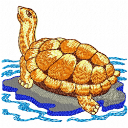 Turtle Embroidery Design 4 Turtle Embroidery Design 4